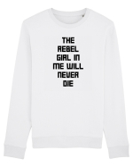 the rebel girl... Bluză mânecă lungă Unisex Rise