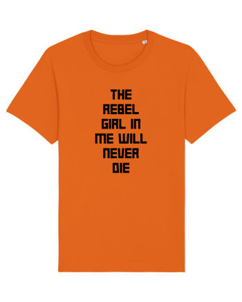 the rebel girl... Bright Orange
