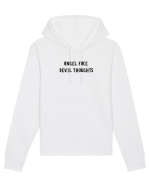 angel face devil thoughts Hanorac Unisex Drummer