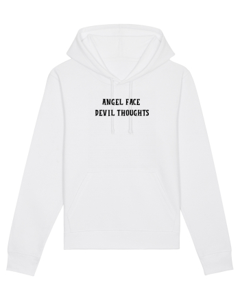 angel face devil thoughts White