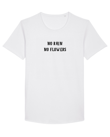 no rain no flowers White