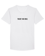 trust no one Tricou mânecă scurtă guler larg Bărbat Skater