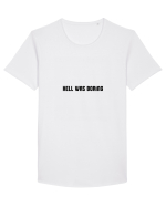 hell was boring Tricou mânecă scurtă guler larg Bărbat Skater