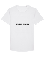 beautiful disaster Tricou mânecă scurtă guler larg Bărbat Skater