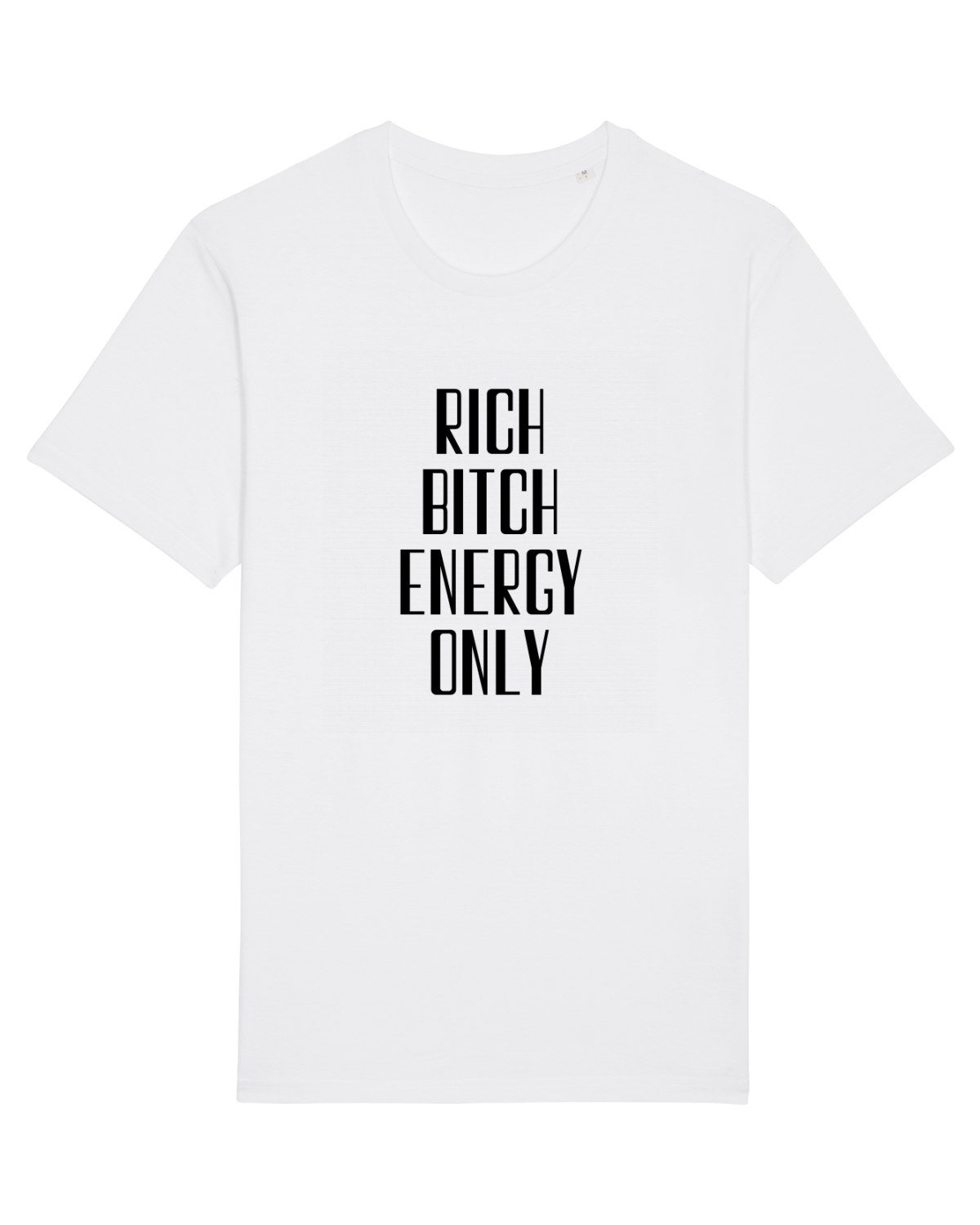 Tricou mânecă scurtă Unisex Rocker White