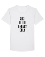 rich bitch energy only Tricou mânecă scurtă guler larg Bărbat Skater