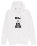 FINISH THE YEAR STRONG Hanorac cu fermoar Unisex Connector