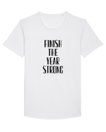 FINISH THE YEAR STRONG Tricou mânecă scurtă guler larg Bărbat Skater