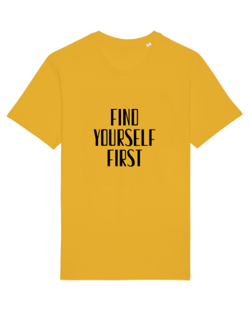 FIND YOURSELF FIRST Spectra Yellow
