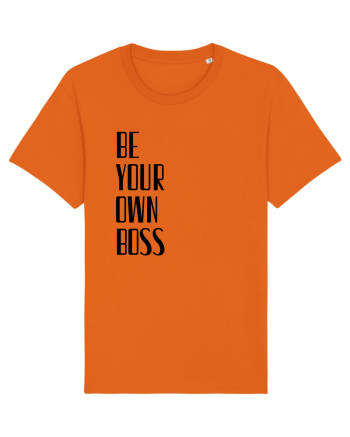 BE YOUR OWN BOSS Bright Orange