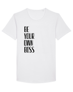 BE YOUR OWN BOSS Tricou mânecă scurtă guler larg Bărbat Skater