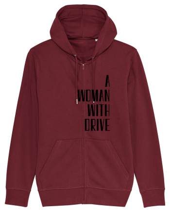 A WOMAN WITH DRIVE Burgundy