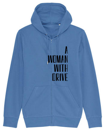A WOMAN WITH DRIVE Bright Blue