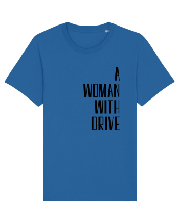A WOMAN WITH DRIVE Royal Blue