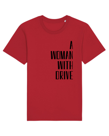 A WOMAN WITH DRIVE Red