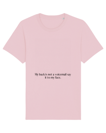 my back is not... Cotton Pink