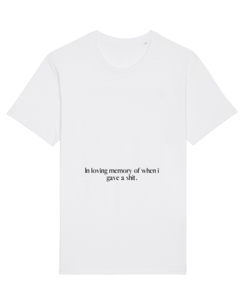 in loving memory of... White