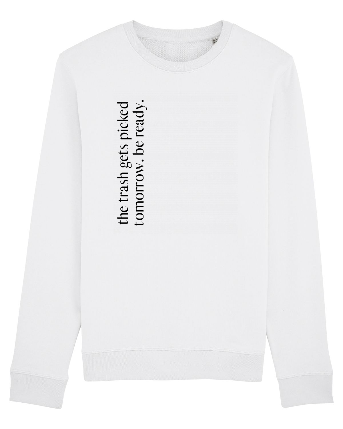 Bluză mânecă lungă Unisex Rise White
