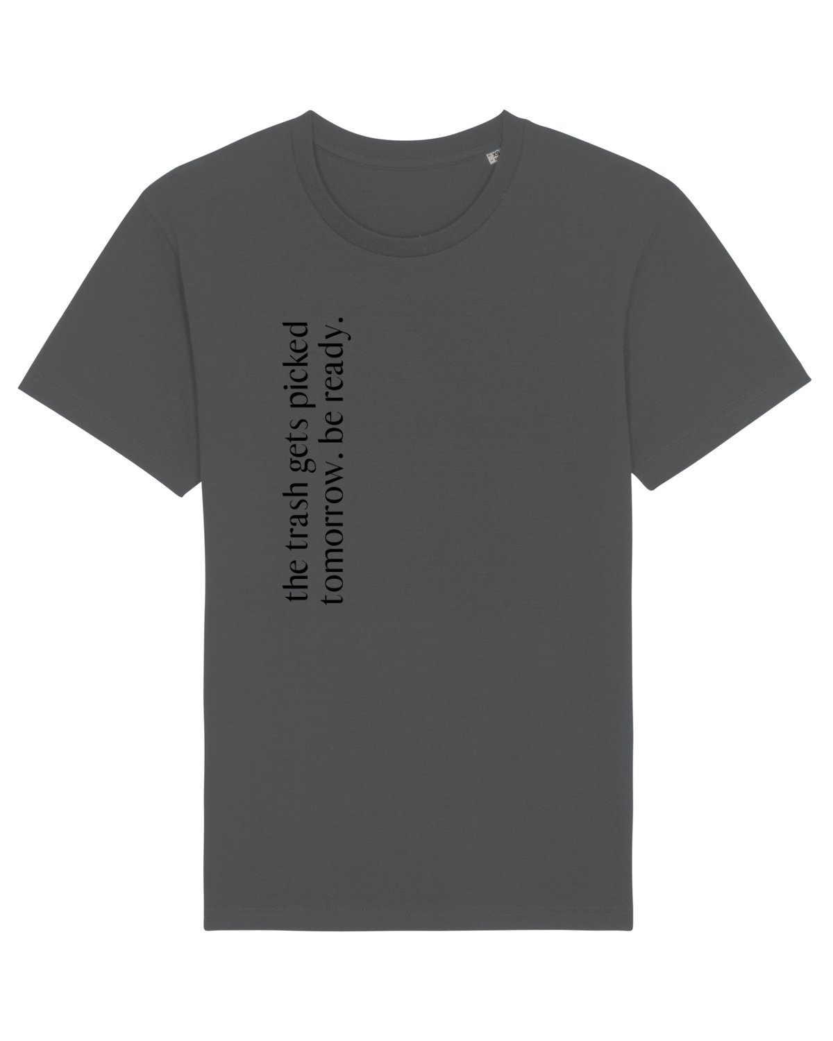 Tricou mânecă scurtă Unisex Rocker Anthracite