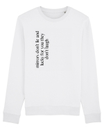 mirrors don t lie... Bluză mânecă lungă Unisex Rise