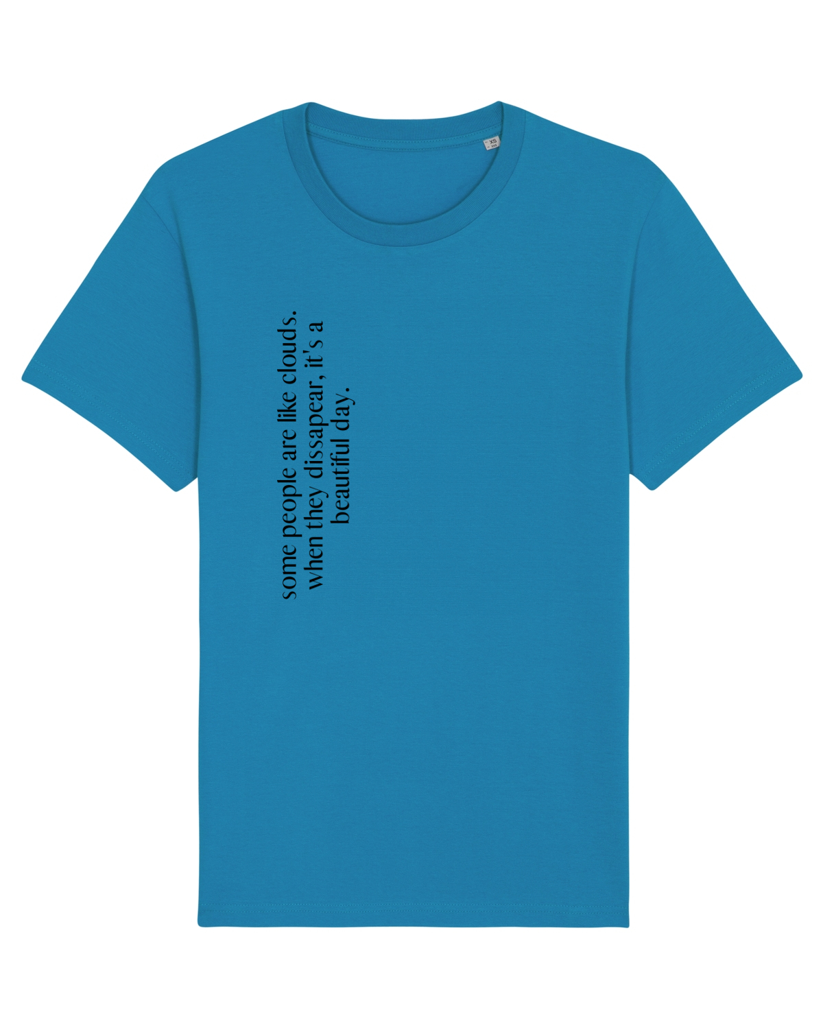 Tricou mânecă scurtă Unisex Rocker Azur