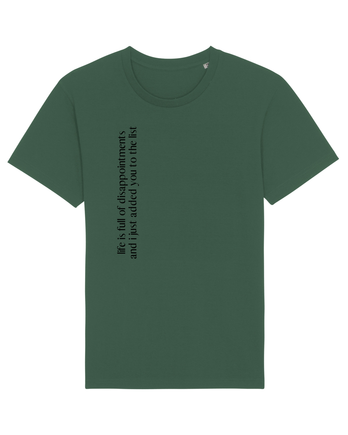 Tricou mânecă scurtă Unisex Rocker Bottle Green