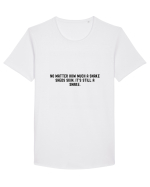 no matter how much... Tricou mânecă scurtă guler larg Bărbat Skater