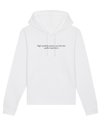 high standards... White