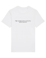 high standards... Tricou mânecă scurtă Unisex Rocker