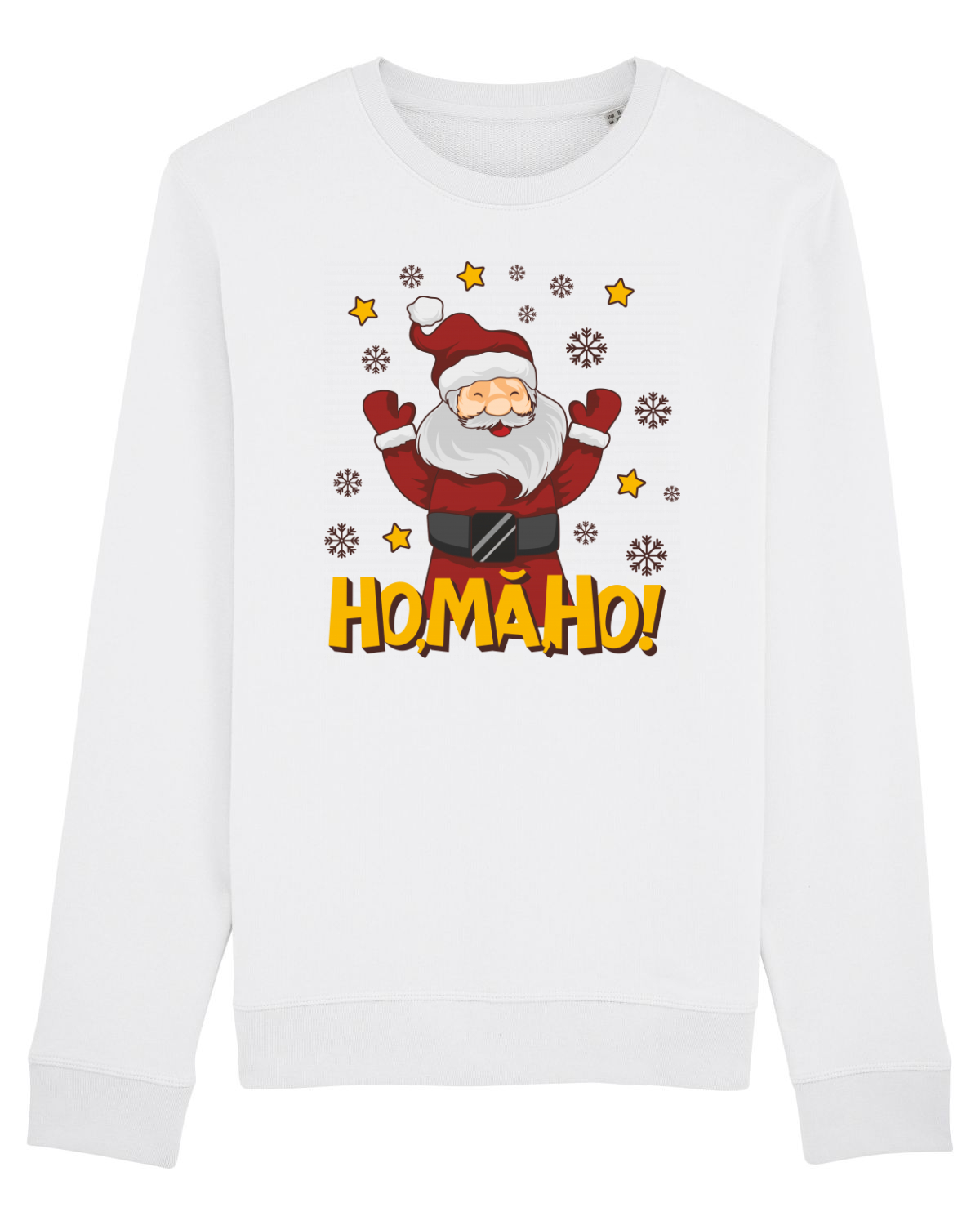 Bluză mânecă lungă Unisex Rise White