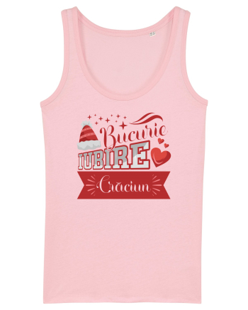 Bucurie / Iubire / Crăciun Cotton Pink