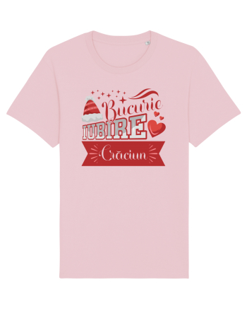 Bucurie / Iubire / Crăciun Cotton Pink