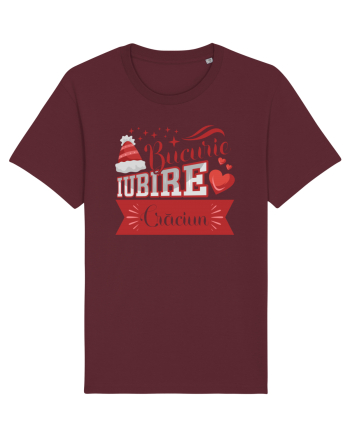 Bucurie / Iubire / Crăciun Burgundy