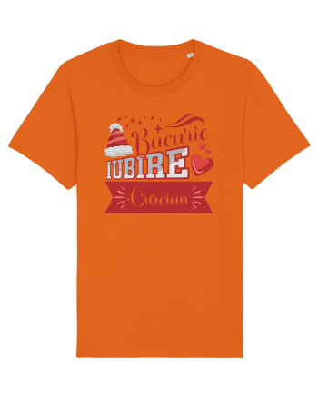 Bucurie / Iubire / Crăciun Bright Orange