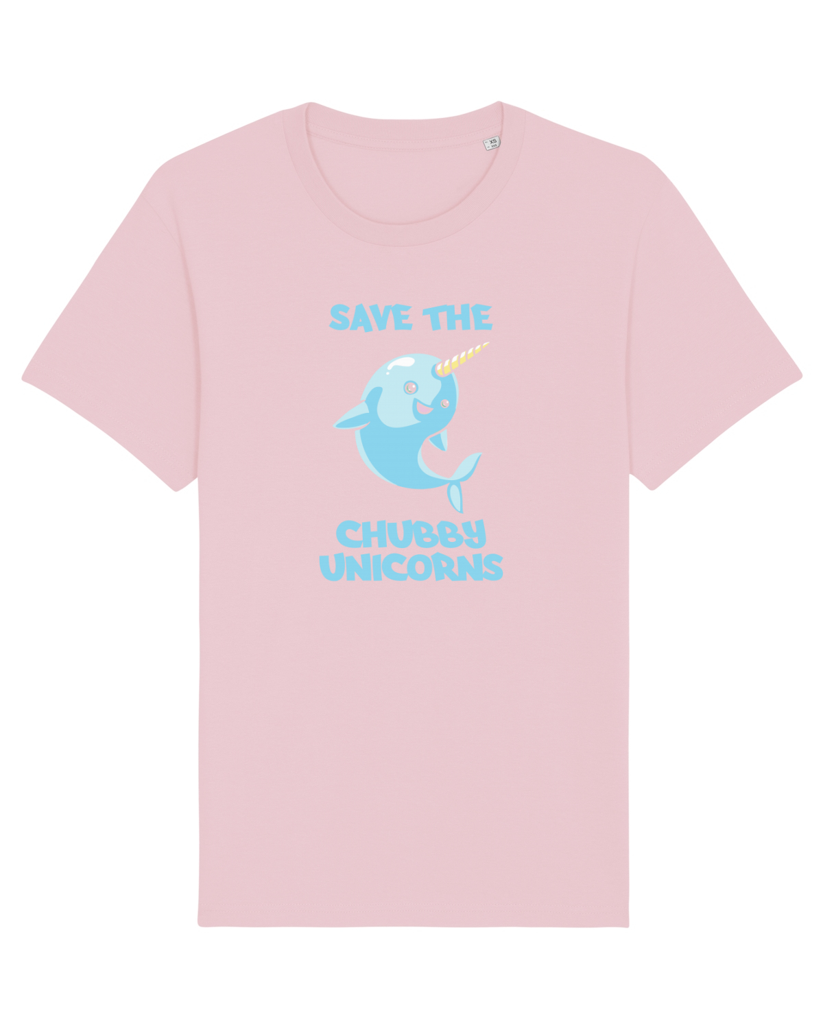Tricou mânecă scurtă Unisex Rocker Cotton Pink