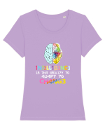 Inteligence Tricou mânecă scurtă guler larg fitted Damă Expresser