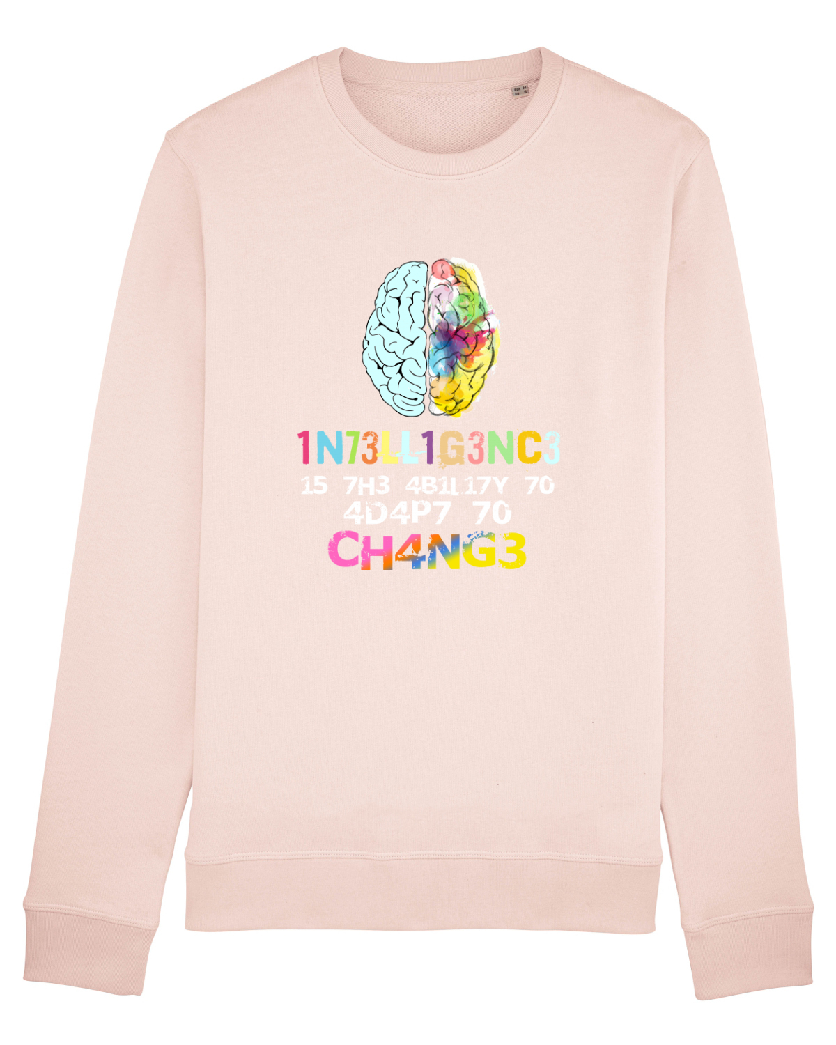 Bluză mânecă lungă Unisex Rise Candy Pink