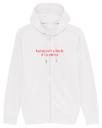 karma isn t ... Hanorac cu fermoar Unisex Connector