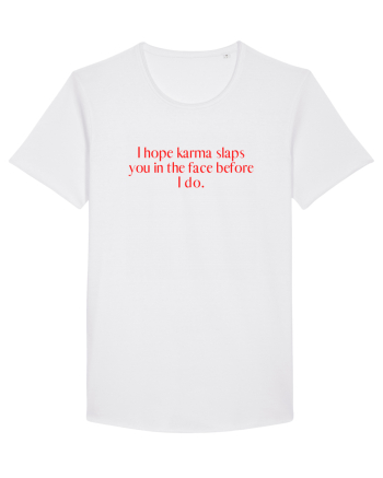 i hope karma... White