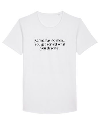 karma has no menu... White