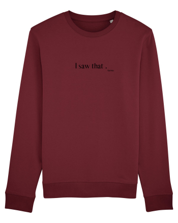 i saw that... Burgundy