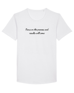 focus on the process... Tricou mânecă scurtă guler larg Bărbat Skater