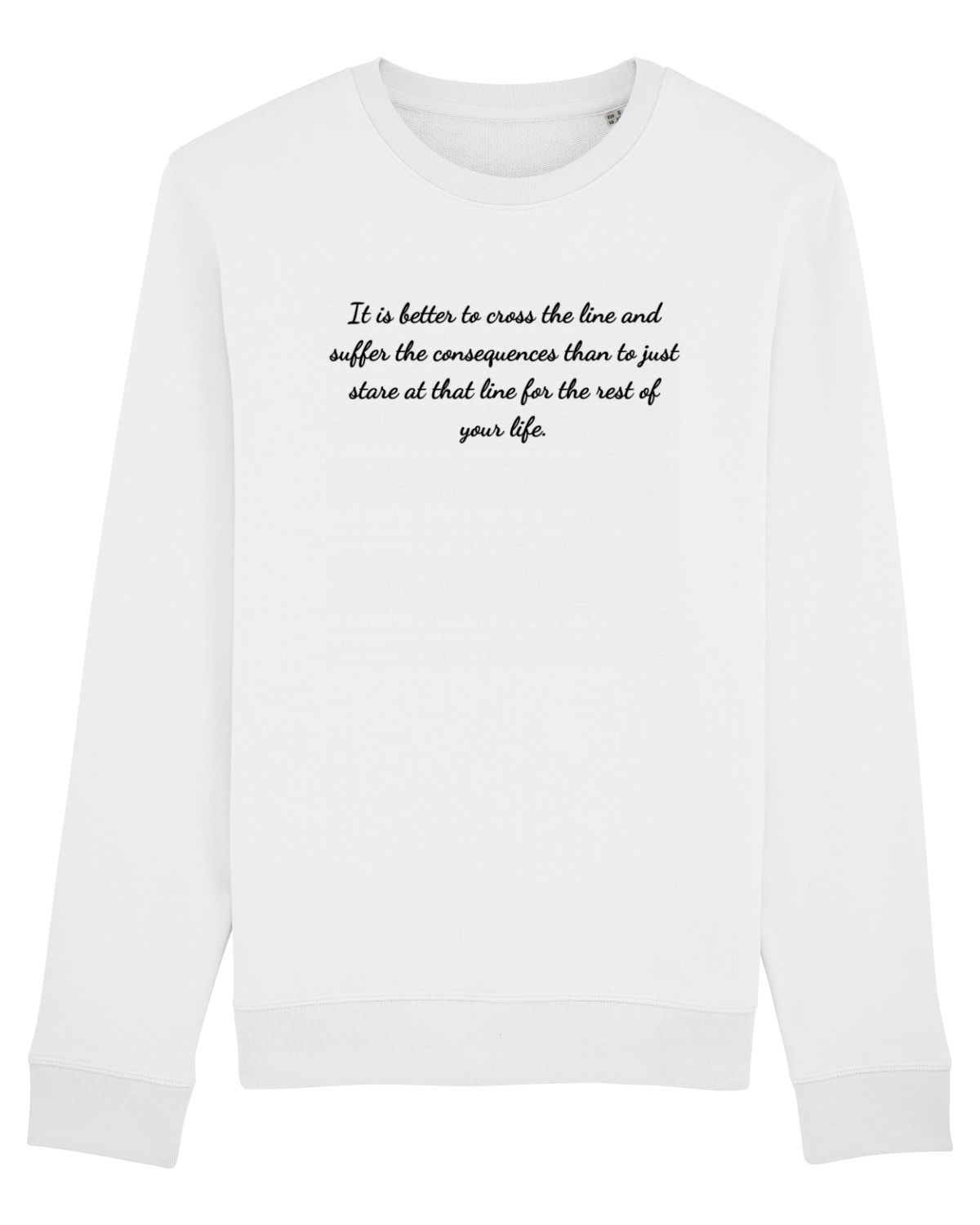 Bluză mânecă lungă Unisex Rise White
