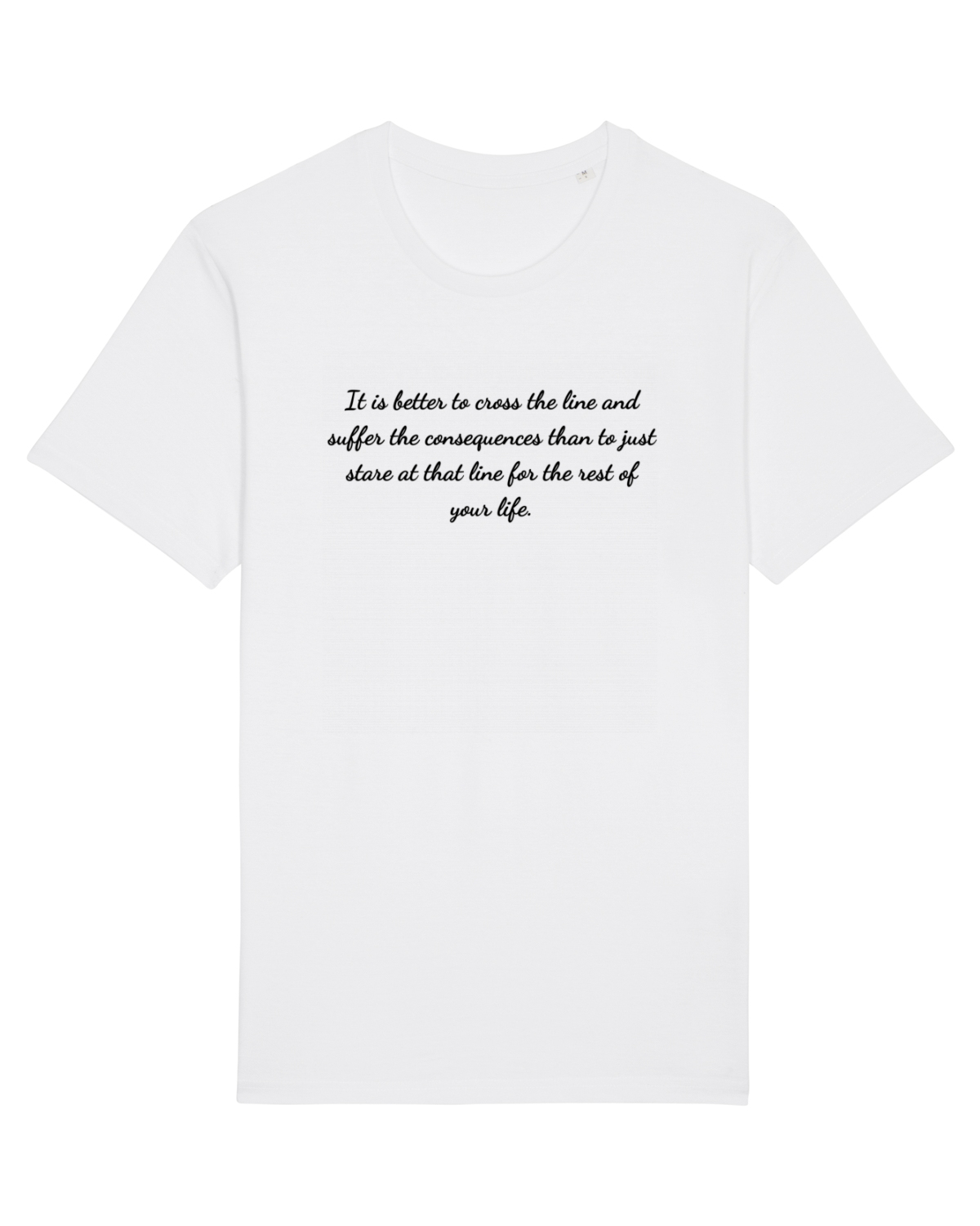 Tricou mânecă scurtă Unisex Rocker White