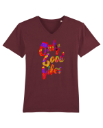 Only good Vibes Tricou mânecă scurtă guler V Bărbat Presenter