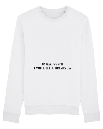 my goal is simple... White