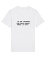 if the mind is willing... Tricou mânecă scurtă Unisex Rocker
