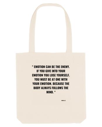 emotion can be the enemy... Natural