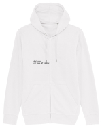 don t react... Hanorac cu fermoar Unisex Connector