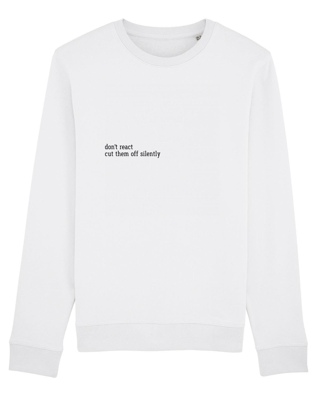 Bluză mânecă lungă Unisex Rise White